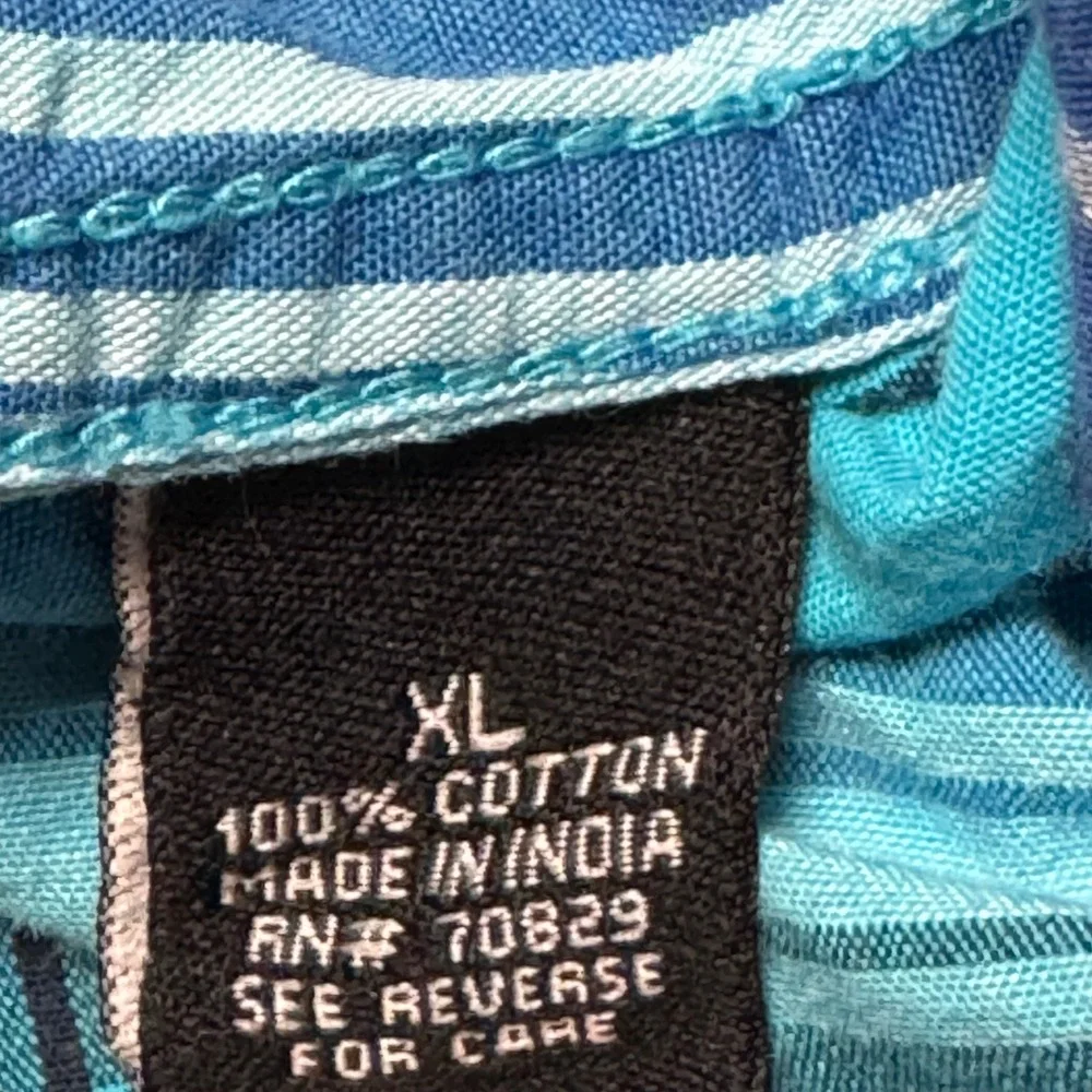 Carbon2Cobalt Button Up Shirt Mens XL Plaid Slim Fit Long Sleeve Pearl Snaps - Picture 14 of 15